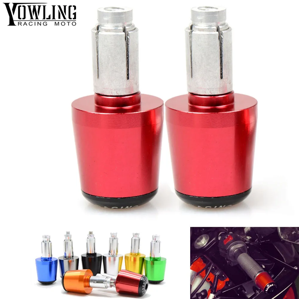 

For TMAX 530 500 R3 Z800 Honda kawasaki Motorcycle CNC Billet Aluminum Handlebar Grips Handle bar Plug Bar Ends
