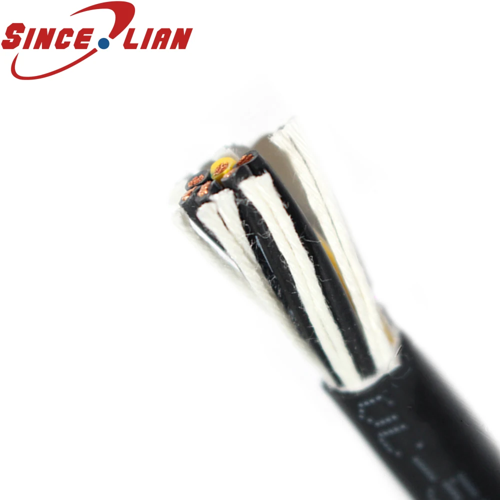 

5 meters Drag Chain Towline Special Cable Pure Copper Wire Super Soft Cable TRVV8 Core 0.5 Square Corrosion Resistance