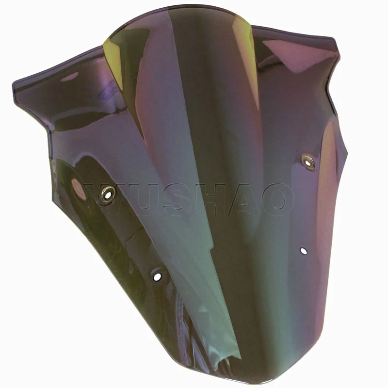 Motorcycle Double Bubble Windshield WindScreen Screen For 2012 - 2014 2015 2016 Kawasaki Ninja 650 ER-6F ER6F EX650 EX 650 F E A