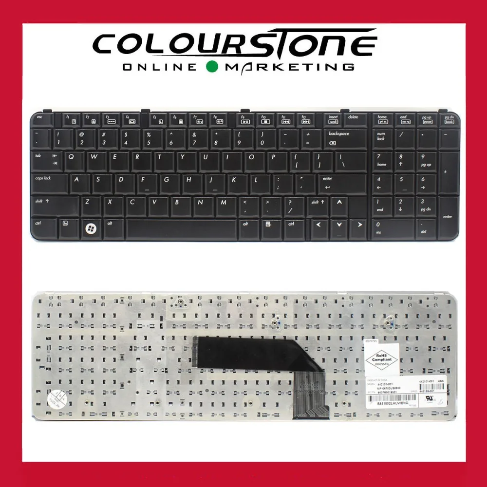 لوحة مفاتيح كمبيوتر محمول لتخطيط الولايات المتحدة لجناح حصان ، لوحة مفاتيح إنجليزية ، سلسلة HDX9000 ، HDX9000T ، HDX9200T ، HDX9100 ، HDX9200 ، HDX9300 ، HDX9400