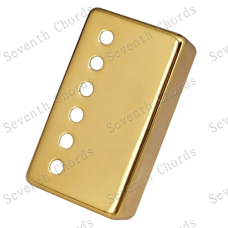 Ein Set mit 2 Stück Messing-Humbucker-Abdeckungen mit 6 Löchern und 6 Saiten für E-Gitarren-Zubehör, in drei Farben. – Detail 11