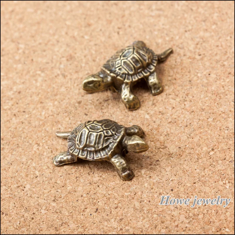 

25pcs Vintage Charms tortoise Pendant Ancient bronze Fit Bracelets Necklace DIY Metal Jewelry Making A089