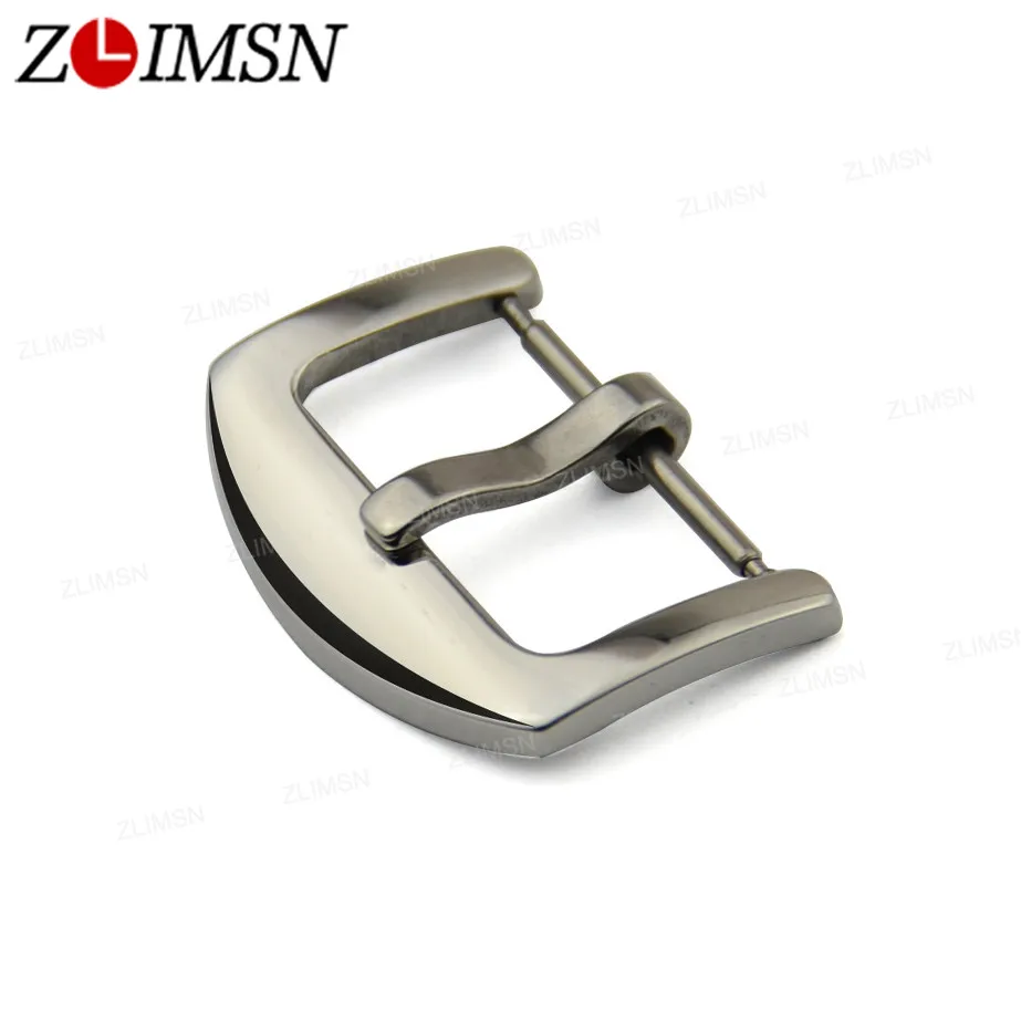 ZLIMSN Metal Buckles Watch Stainless Steel Black Gold Silver Rose Gold Watches Watchbands Buckle Clasps 16 18 20 24 26mm Gesp