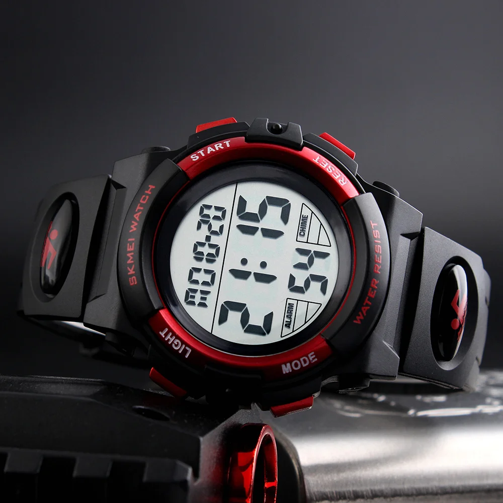 SKMEI Digital LED Children Watch Waterproof Swimming Girls Boys Clock Sports Watches Fashion Student Wristwatches NEW