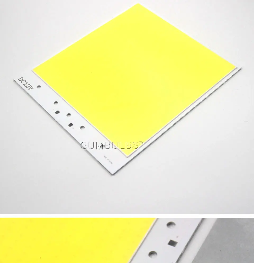 210*180mm DC 12V Rechteck Flip Chip COB LED Board Lichter 300W LED Lampe Birne Kühles Weiß 6500K Super Helle 12V Lichtquelle – Detail 3