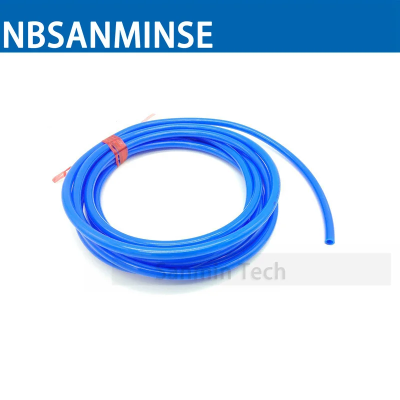 

Sanmin 5 Meters / Lot Blue Pipe 12mm*8mm/14mm*10mm/16mm*12mm Air Compressor Pipe Polyurethane Tube PU Pneumatic Hose Air Hose
