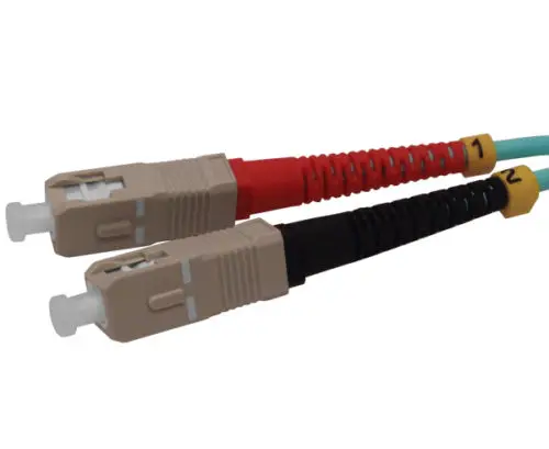 1Meter SC-SC Fiber Optical Duplex Patch Cords Multimode 50/125 OM3