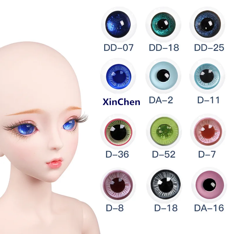 

BJD Eyeball 14mm Glass material eyes suitable for DBS 1/3 DF doll AS doll SD doll girl boy gift toy