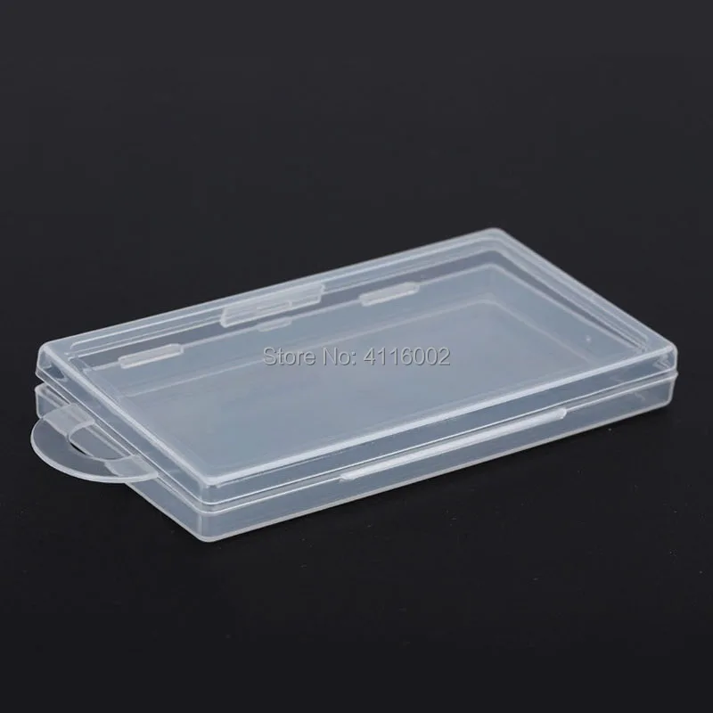 1000pcs 11.2*5.8*1cm High Quality Rectangle Transparent PP Plastic Box Organizer Hardware Storage Box Toolbox