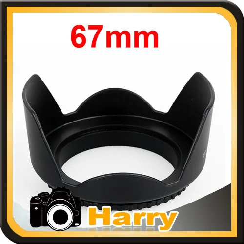 10pcs 67mm Flower Petal Camera Lens Hood For Nikon D90 D80 D50 18-105mm DSLR CAMERA Lens Free Shipping