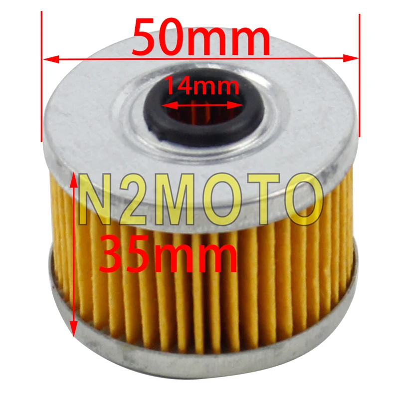 Motorcycle Metal Fabric Engine Oil Filter For Honda ATV ATC250 350 CBF125 250 XL125 TRX300EX TRX250 300 350 400 420 450 500