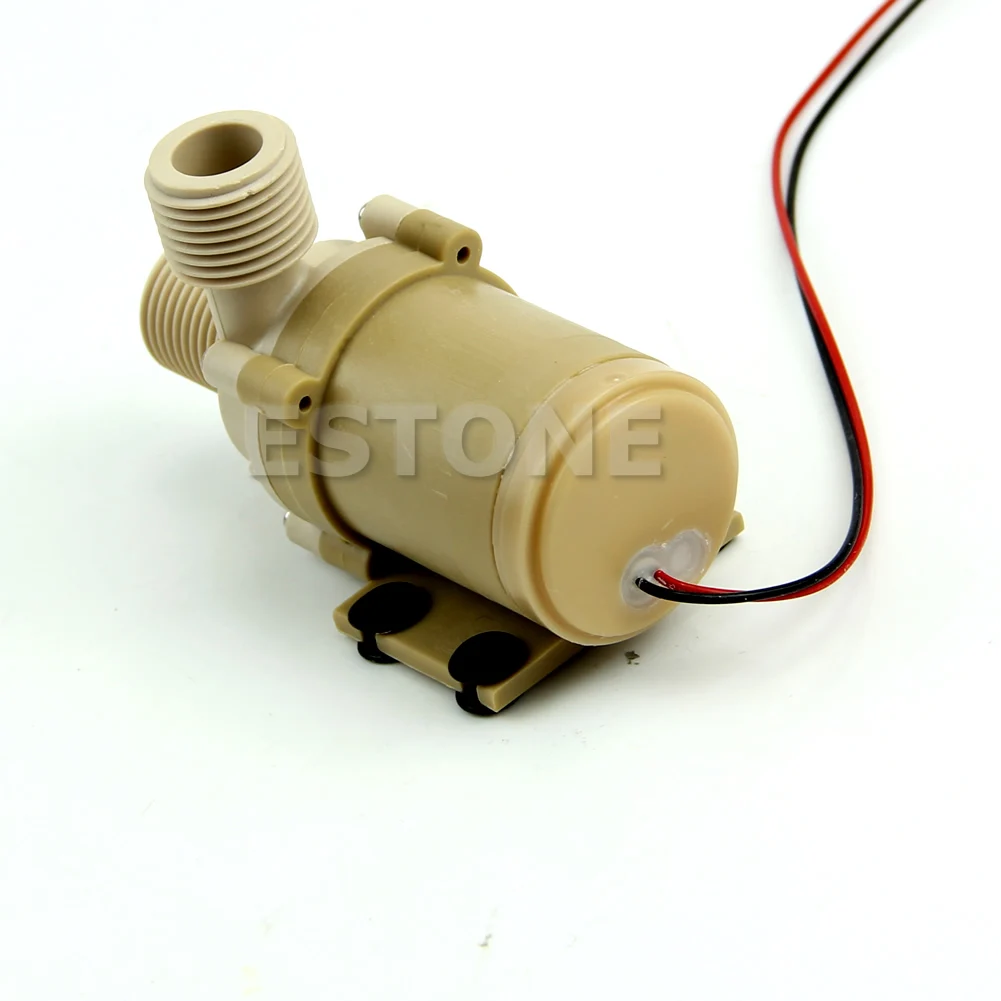 12V/24V DC Nóng Năng Lượng Mặt Trời Lưu Thông Nước Bơm Động Cơ Không Chổi Than Máy Bơm Nước 5M 3M Mới mar28