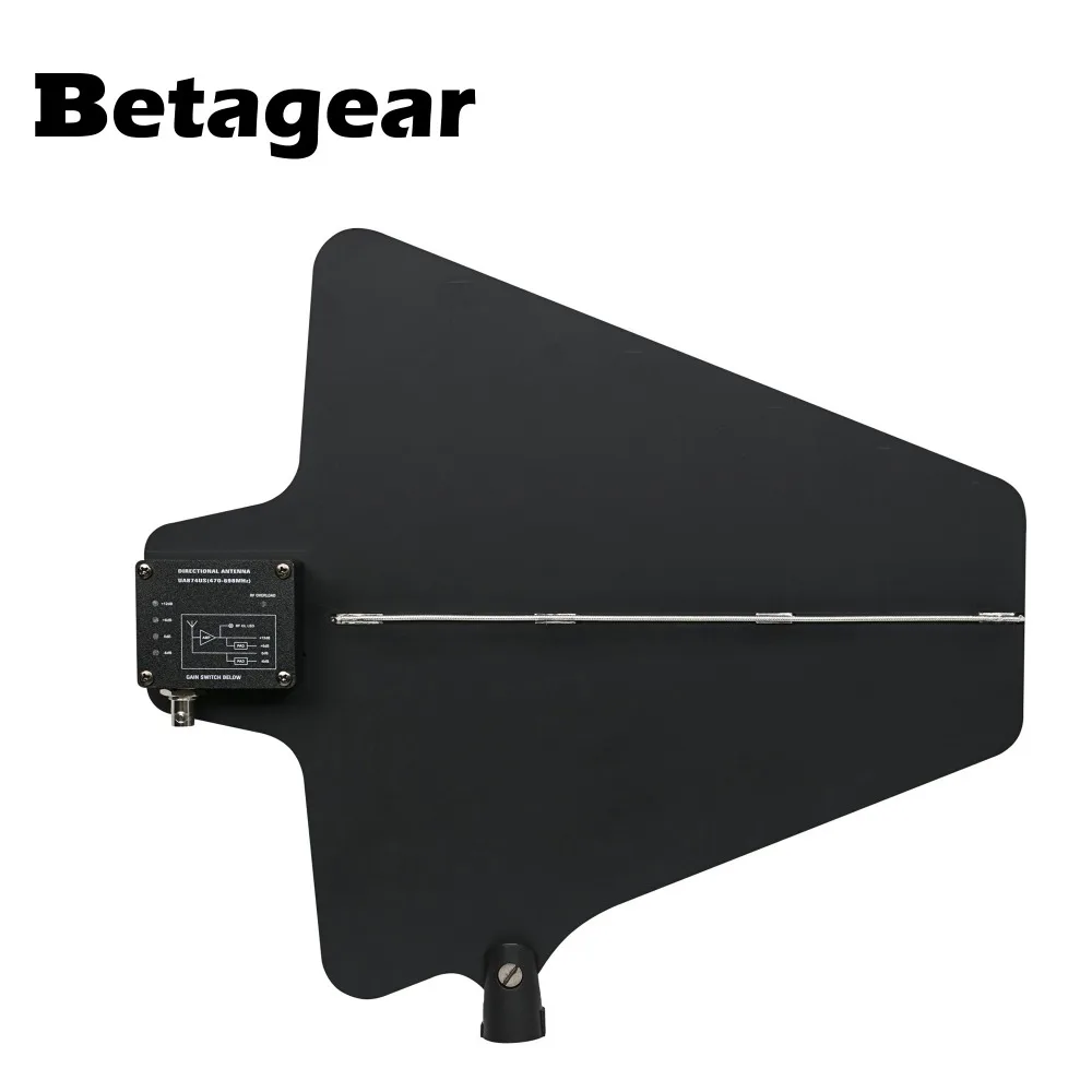 LCZ Audio Wireless Receiver W/ Active Directional Antenna UA874 UHF Antenna  Integrated Amp (470-950MHz) for wireless mic