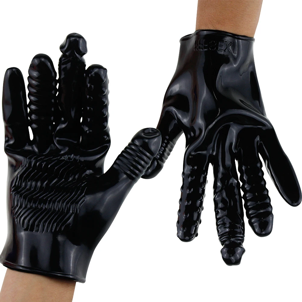 Sex Gloves Fingering Dildo Masturbation Erotic Vagina Stimulator Self-comforting Breast Nipple Massage BDSM Sex Toys For Couple