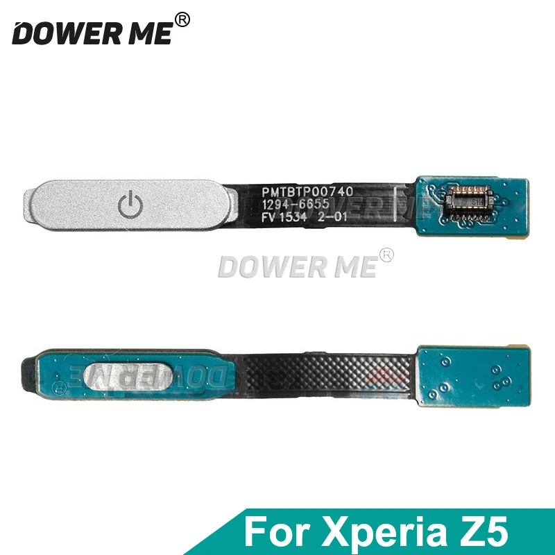 Dower Me Power On/Off Switch Fingerprint Button Flex Cable Ribbon For Sony Z5 E6683 E6653 E6633 Replacement Parts