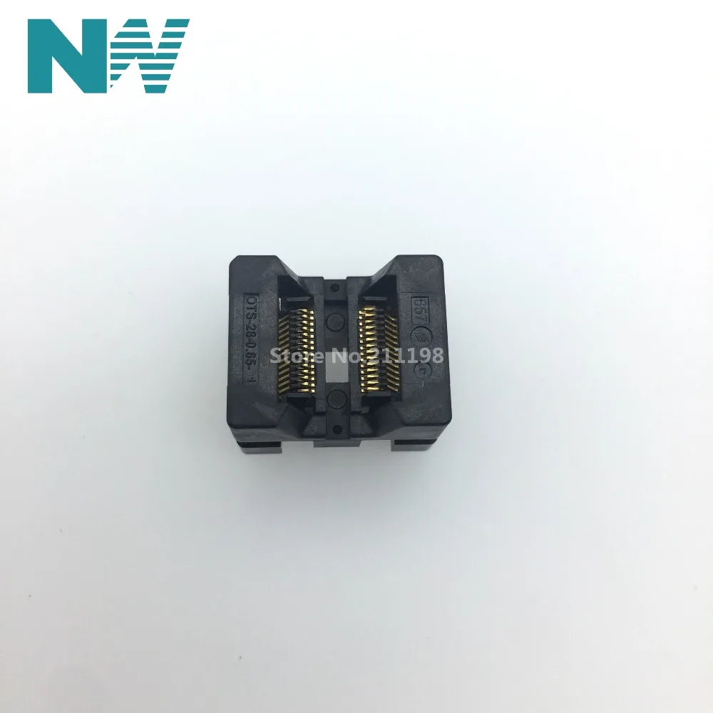 Ic Socket Tssop28 To Dip28 Ic Test Block Ots-28-0.65-01 Programmer Adapter