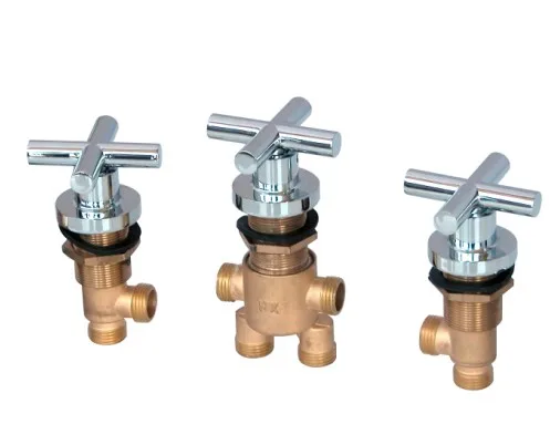 3pcs=1set Bathroom faucet control hot and cold water , Massage bathtub split , bathtub triangle set , bathtub mixing valve