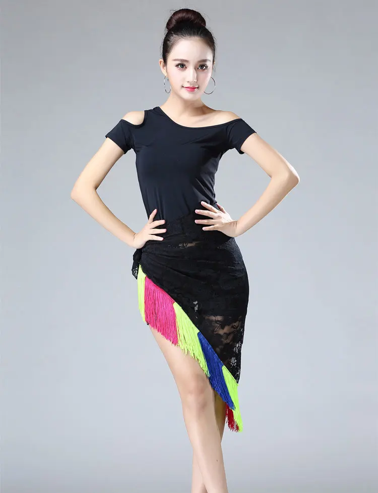 Blley Hips Scarf Lace Shawl Hip Triangle Towel Latin Dance Tassel Hip Scarf Fringed Waist Belly Dance Hip Triangular Bandage