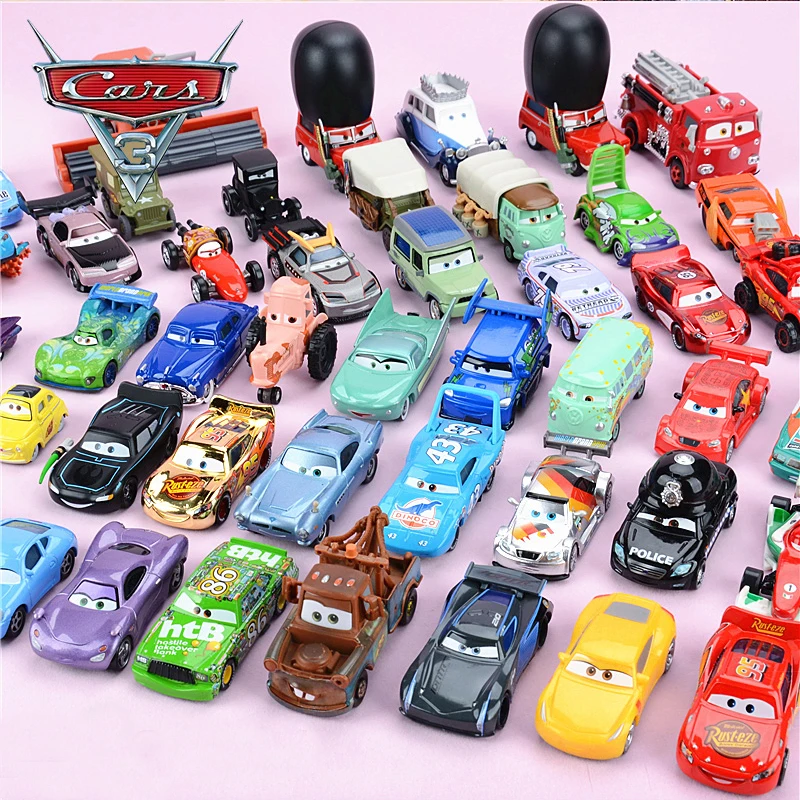 29 Style Disney Pixar Cars 3 Lightning McQueen Jackson Storm Ramirez DocHudson Diecast Metal Car Model Children Educational Toys