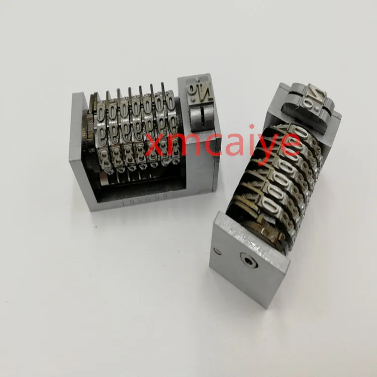 10 pieces High quality Numbering Machine 7 Digit 4*8 for Letterpress