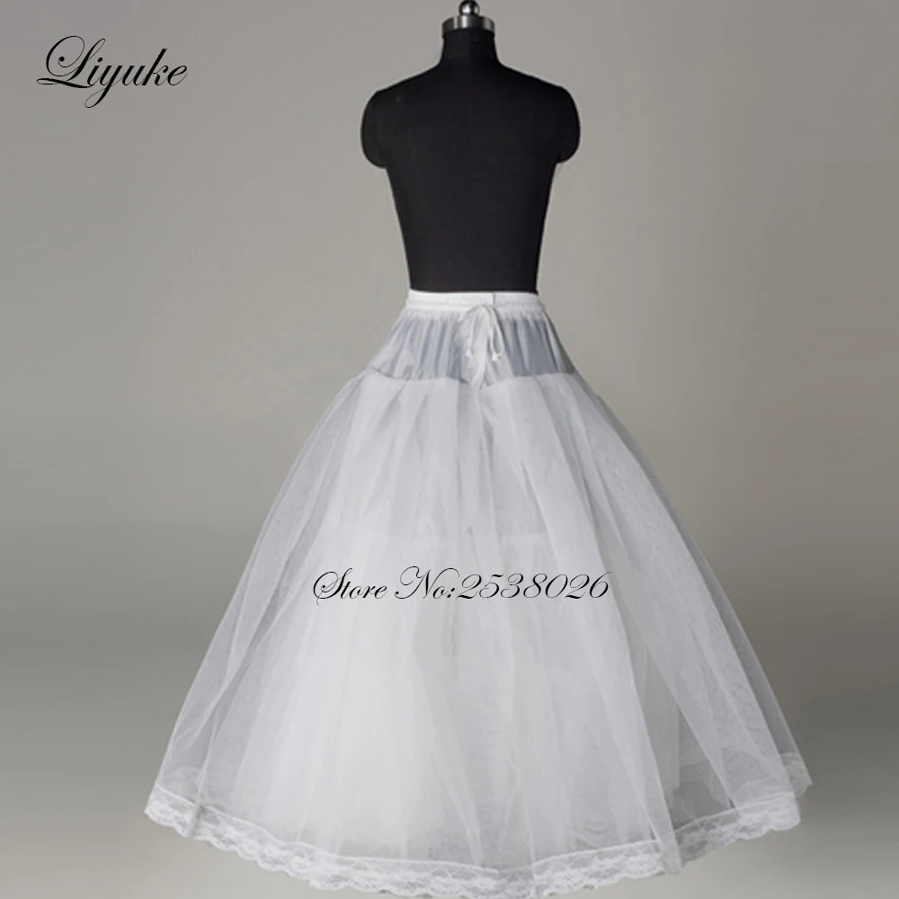 Liyuke Picture White Color 5 Kinds  Wedding Petticoat Used For A Line& Mermaid Wedding Dress  Enagua nupcial