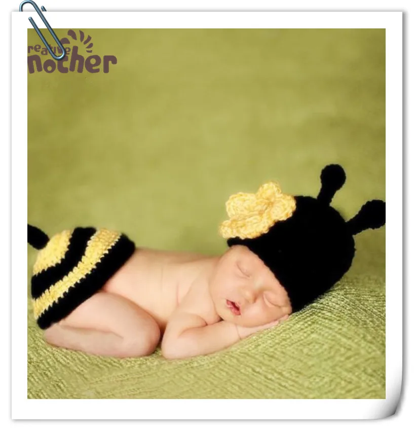 

Newborn Photography Props Baby Knitted Costume Baby Photo Props Accessories Baby Crochet Hat Outfits Studio Photography Clothing