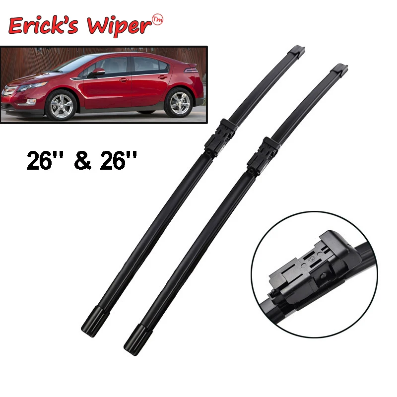 Erick's Wiper LHD Front Wiper Blades For Chevrolet Volt MK1 2010 - 2016 Windshield Windscreen Clean Window Rain Brushes 26