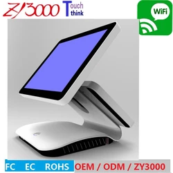 New Stock I5 3317u CPU  8g Ram 256g SSD 15.6 Inch Touch  Screen Computer Have 12 Inch Customer Display Windows Pos System