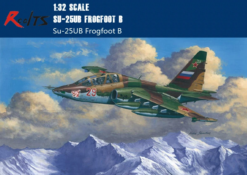 Trumpeter #02277 1/32 Su-25UB Frogfoot-B