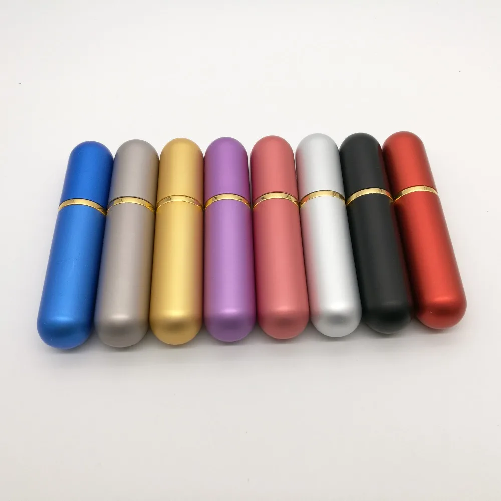 Free shipping 20pcs/lot Aluminum Nasal Inhaler sticks Blank for Essential Oil empty refillable Metal Inhaler tube with 8 colors