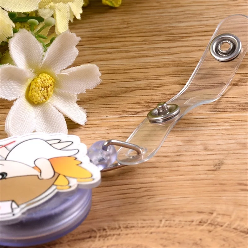 Retractable Badge Reel Nurse  Lanyards ID Name Card Badge Holder Clip Doctor Student Badge Holder