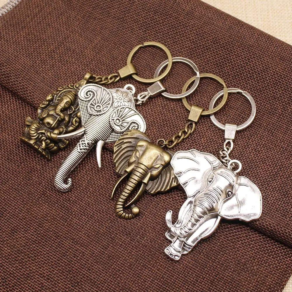 Elephant Keychain Ganesha Statue Key Chain Ganesha Pendant Charms Women Jewelry Cute Keychain For Keys Jewelry Gift