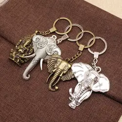 LLavero de elefante de Ganesha para mujer, colgante de Ganesha, joyería linda, llavero para llaves, regalo de joyería