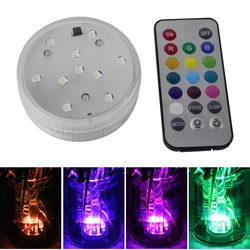 BORUiT 10LED Underwater Light Submersible RGB Swimming Pool Fish Tank Remote Lighting Bathtub Fountain Vase Bowl Decoration Lamp