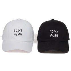 New GODS PLAN Dad Hat Aubrey Drake Hit Singles Snapbacks 100% Cotton Unisex Baseball Caps Concert Hat Hip Hop Rapper Women Men