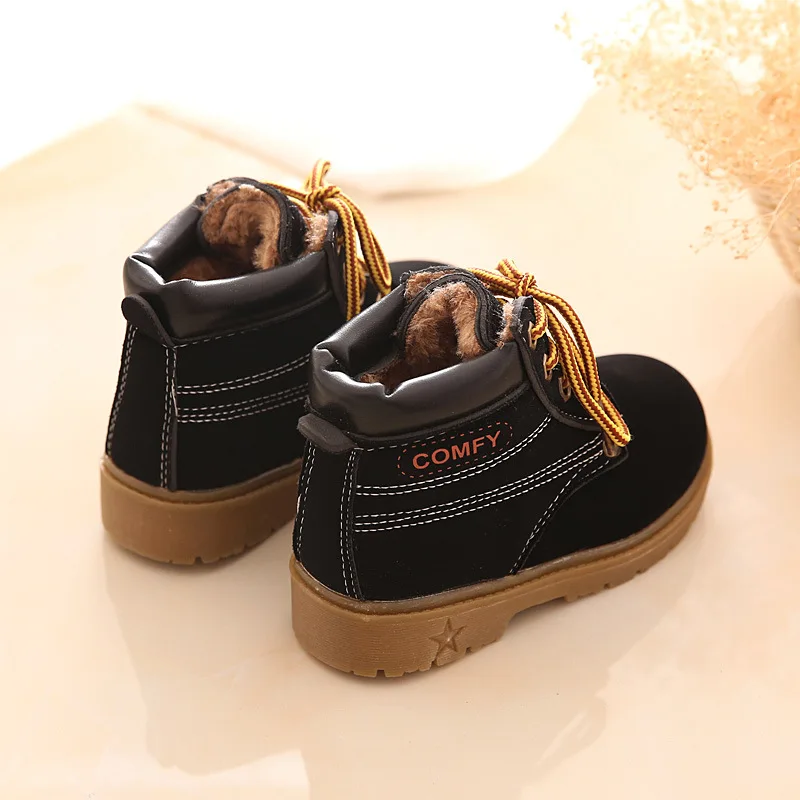 New Fashion Winter Baby Boots Boys And Girls Calzado Botas Ninas 2022 Infant Girl Winter Leather Boots Baby Warm Snow Boots