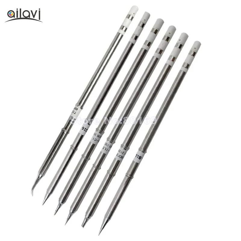 T12 Series Soldering Iron welding Tips Electronic heads for FX-9501/HAKKO912/FM-2027/2028 Handle 12 soldering station