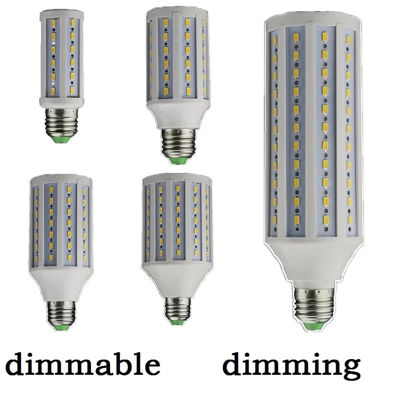 E26 E27 bombillas 12W 15W 25W 30W 40W Dimmable lampadas led Candle Lighting Support Dimmer Bulbs Lamp LED Dimming Light 2pcs/lot