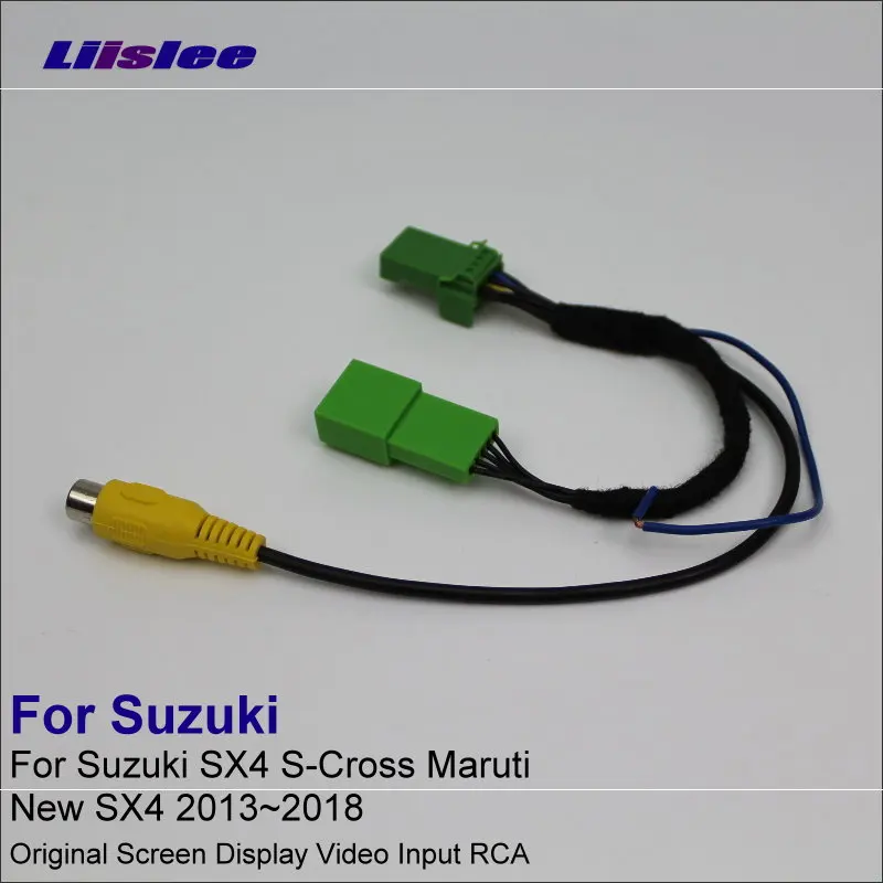 

Original Input RCA Wire For Suzuki SX4 S-Cross Maruti New SX4 2013~2018 Rear Camera Switch Adapter Connector Cable