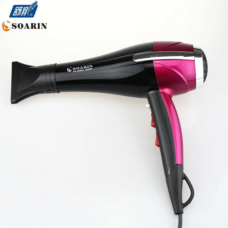 

SOARIN Hair Dryer Professional Black Rose Red High Power Family Expenses Hair Dryer Equipment For Hair Salon Hairdressing Dryers