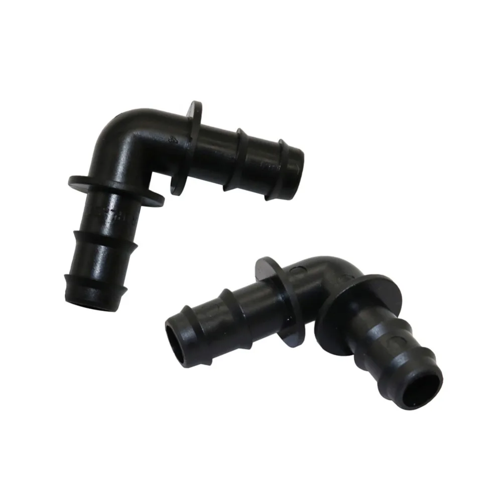 

12mm 90 Degree Elbow Connectors Garden Micro Irrigation Water Connectors Greenhouse System Pipe tube Connection Fittings 5 Pcs