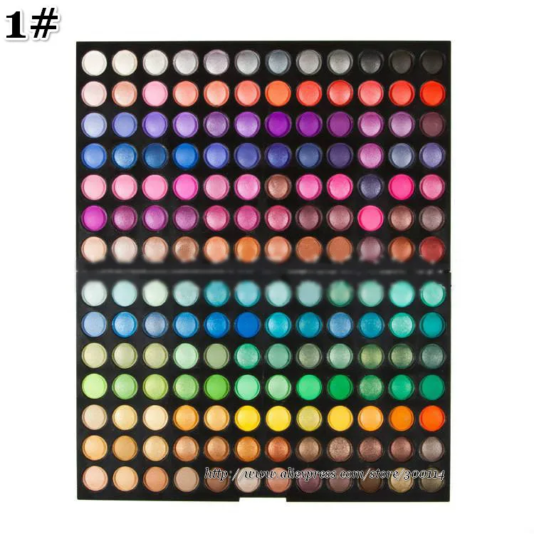 wholesale professional 168 colors shimmer Matte eye beauty make up kit eyeshadow makeup Palette Set 24sets/lot free EMS shipping