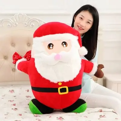 

high quality soft plush toy Santa claus doll Christmas gift ,d1112