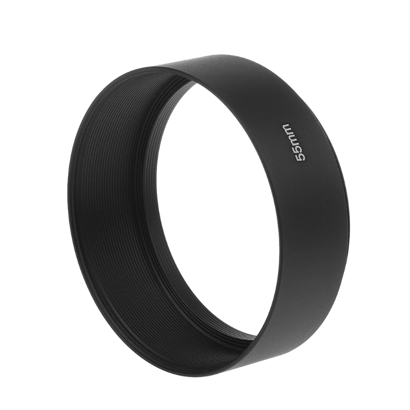 49MM/52MM/55MM/58MM/62MM/67MM/72MM/77MM Metal Universal Long Focus Lens Hood Screw-In Mount For Canon DSLR SLR Camera