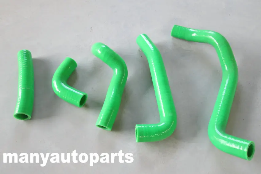 silicone radiator hose for Kawasaki KDX220 KDX200 KDX 220 200 1995-2006 96 97 98 99 green