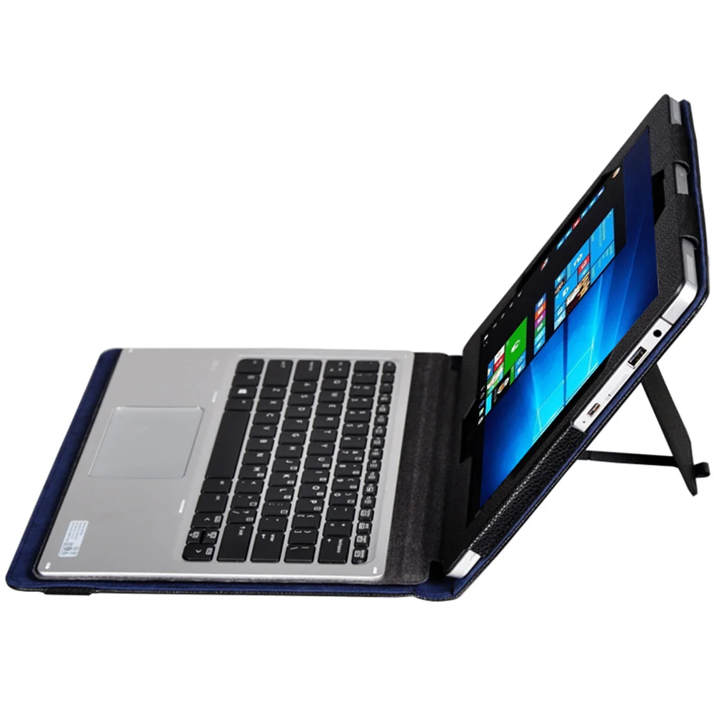 Etui na tablet HP Elite X2 1012 G1 G3 Luxury Litchi Pattern PU Leather with Stand Cover Case HP EliteX2 G4 Funda Elite X2 G8 — zdjęcie 4