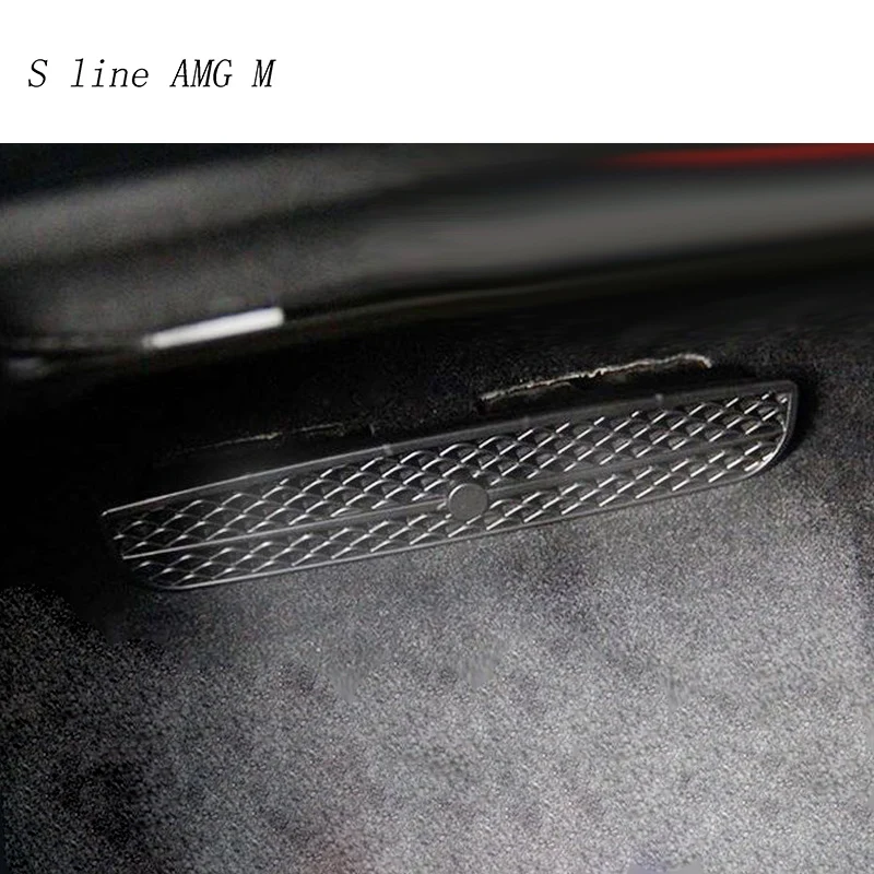 

Car styling Rear air conditioning vent outlet trim Interior Dust Auto cover Sticker For Mercedes Benz ML X166 GLE Coupe C292 GLS