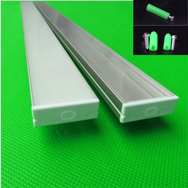 10-30pcs/lot 40inch 1m long W30*H10mm ultra slim led aluminum profile for double row 27mm led strip,linear bar light housing