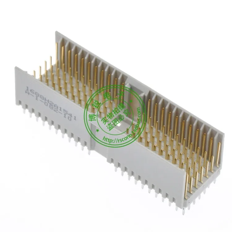 C-PCI connector 5 * 22 + 2 * 22 with kicker 110P + 44P male shielded connector end 2.0 CPCI