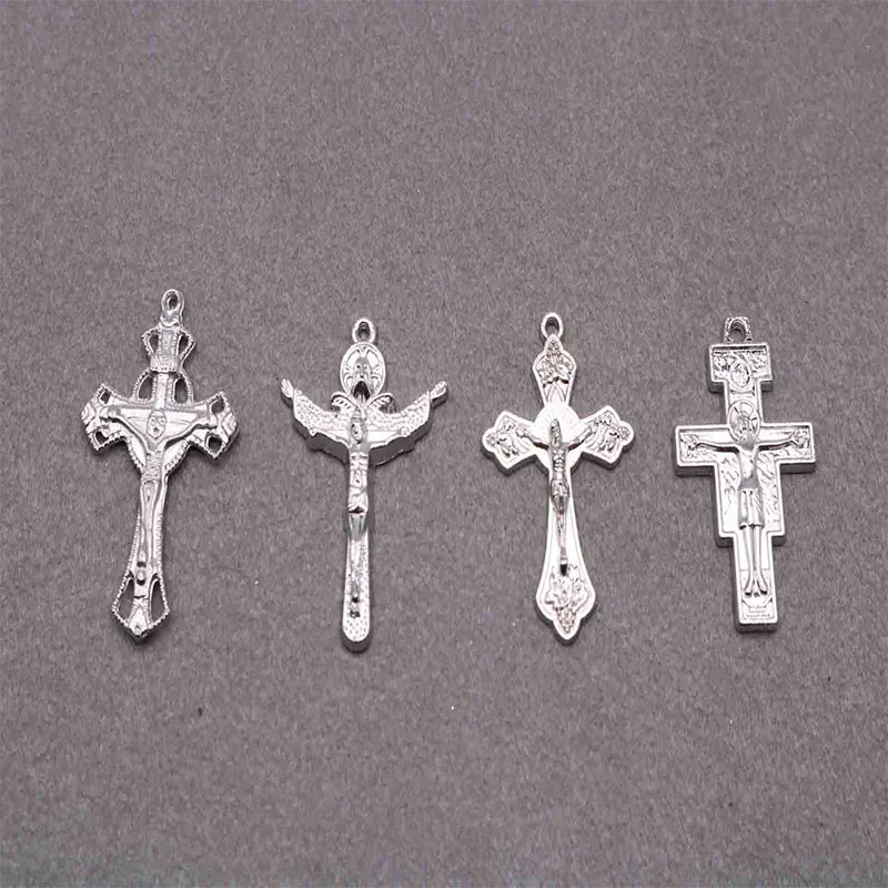 10 religious Orthodox cross pendants. Orthodox mini cross accessories